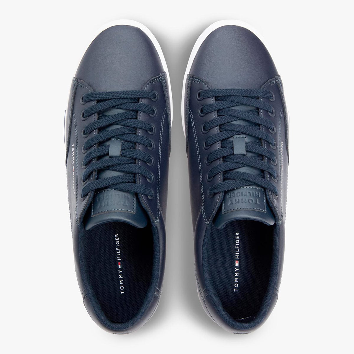 ZAPATILLAS HOMBRE TOMMY HILFIGER CASUALES AZUL MARINO FM0FM05814DW5 CUERO - 4