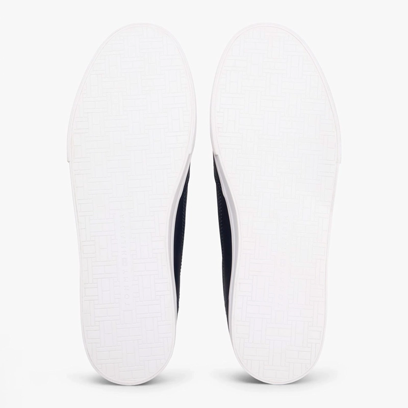 ZAPATILLAS HOMBRE TOMMY HILFIGER CASUALES AZUL MARINO FM0FM05814DW5 CUERO - 6