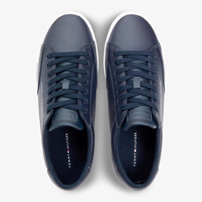 ZAPATILLAS HOMBRE TOMMY HILFIGER CASUALES AZUL MARINO FM0FM05814DW5 CUERO - 4
