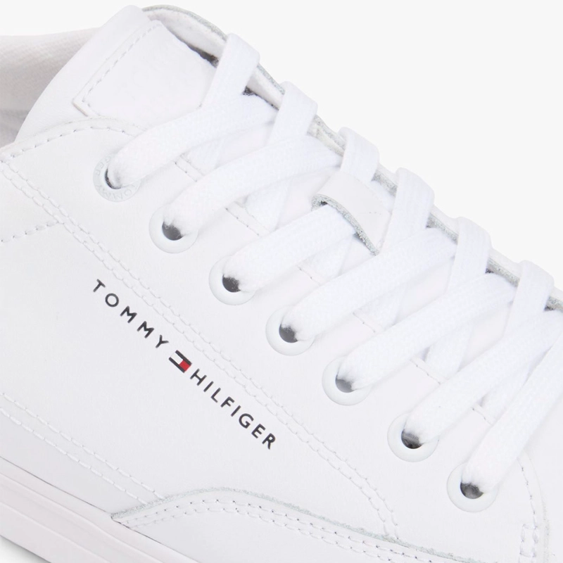 ZAPATILLAS HOMBRE TOMMY HILFIGER CASUALES BLANCO FM0FM05814YBS CUERO - 7