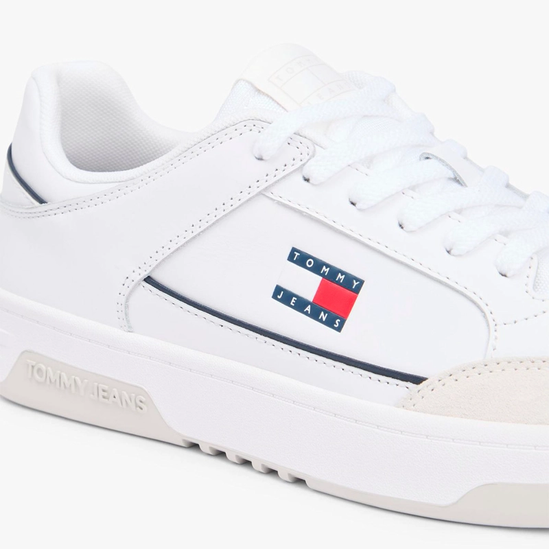 ZAPATILLAS HOMBRE TOMMY HILFIGER CASUALES BLANCA EM0EM01660YBS  - 8