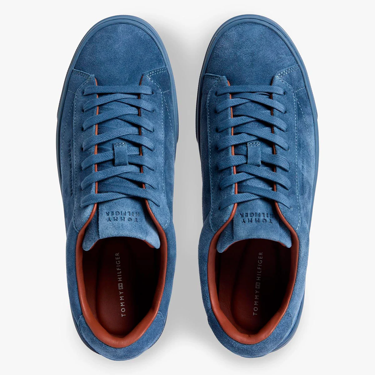 ZAPATILLAS HOMBRE TOMMY HILFIGER CASUALES AZUL MARINO FM0FM05829DBZ CUERO - 4