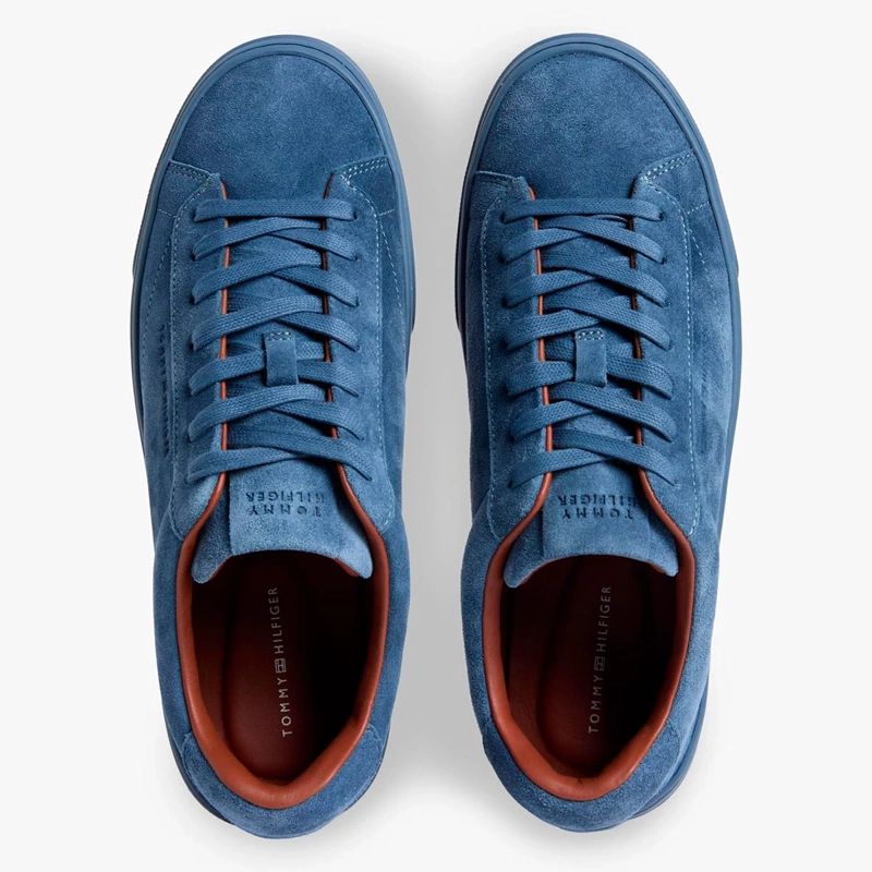 ZAPATILLAS HOMBRE TOMMY HILFIGER CASUALES AZUL MARINO FM0FM05829DBZ CUERO - 4
