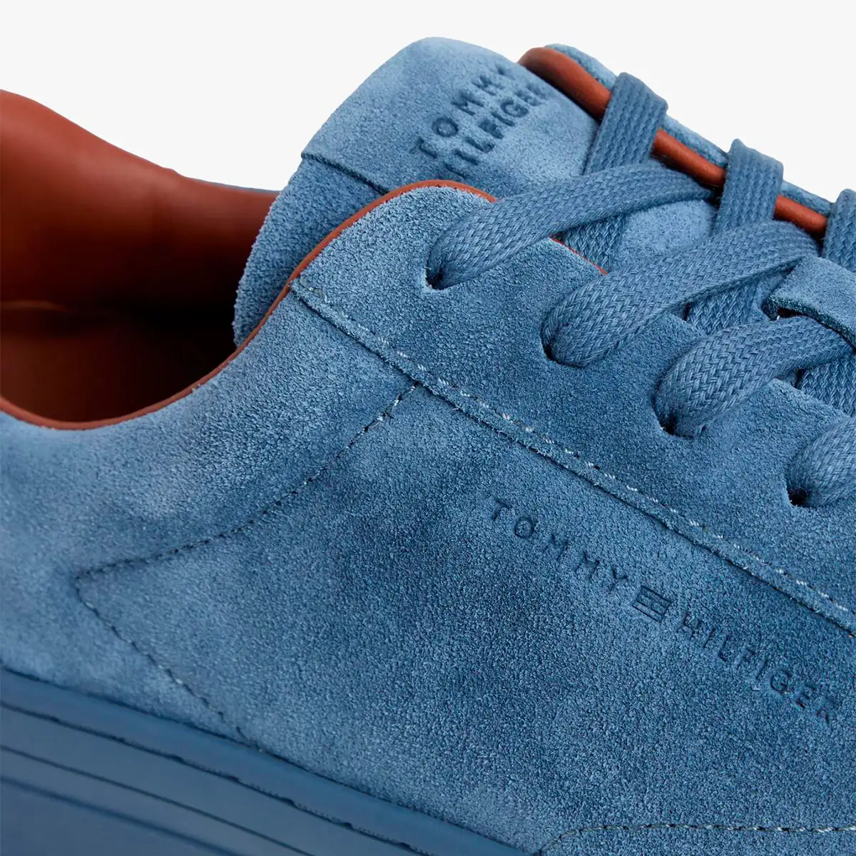 ZAPATILLAS HOMBRE TOMMY HILFIGER CASUALES AZUL MARINO FM0FM05829DBZ CUERO - 7