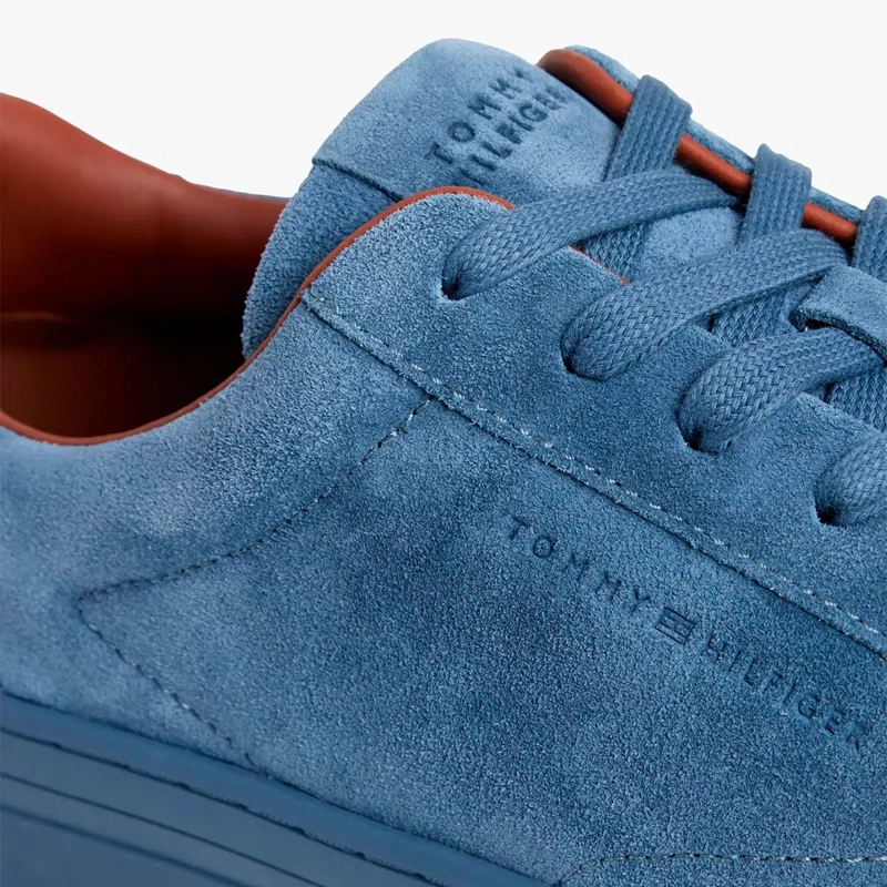 ZAPATILLAS HOMBRE TOMMY HILFIGER CASUALES AZUL MARINO FM0FM05829DBZ CUERO - 7