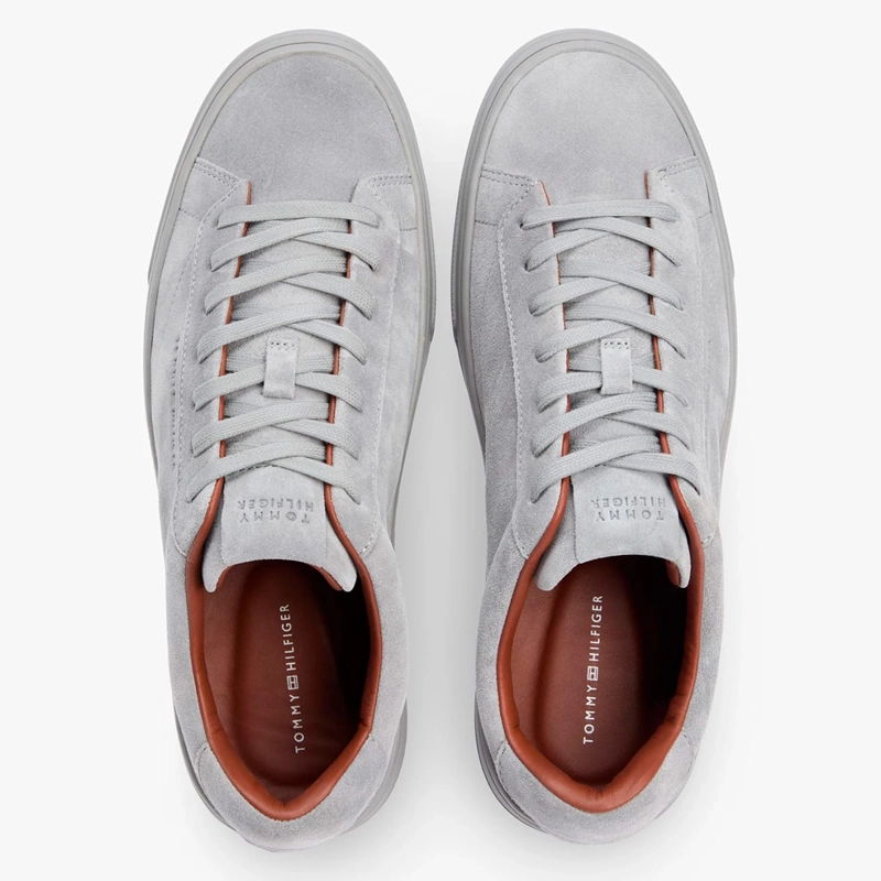 ZAPATILLAS HOMBRE TOMMY HILFIGER CASUALES GRIS FM0FM05829PRY CUERO - 4