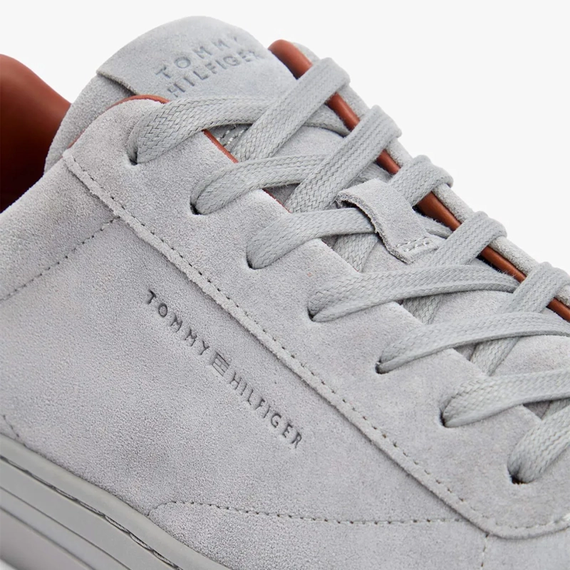 ZAPATILLAS HOMBRE TOMMY HILFIGER CASUALES GRIS FM0FM05829PRY CUERO - 7