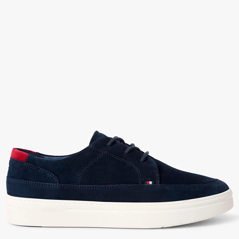 ZAPATILLAS HOMBRE TOMMY HILFIGER CASUALES AZUL MARINO FM0FM05788DW5 CUERO - 1