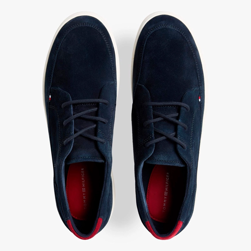ZAPATILLAS HOMBRE TOMMY HILFIGER CASUALES AZUL MARINO FM0FM05788DW5 CUERO - 6