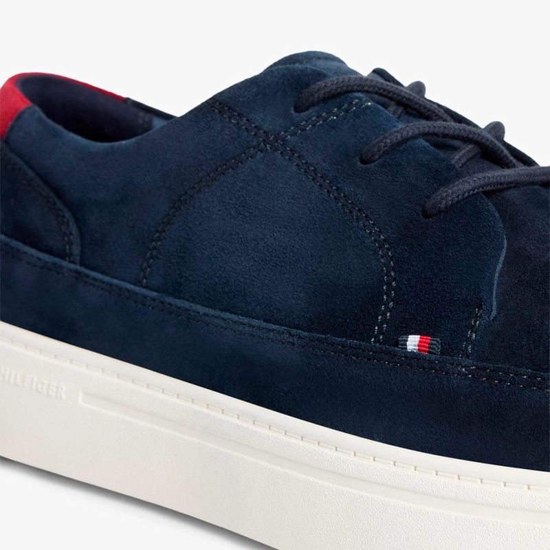 ZAPATILLAS HOMBRE TOMMY HILFIGER CASUALES AZUL MARINO FM0FM05788DW5 CUERO - 7