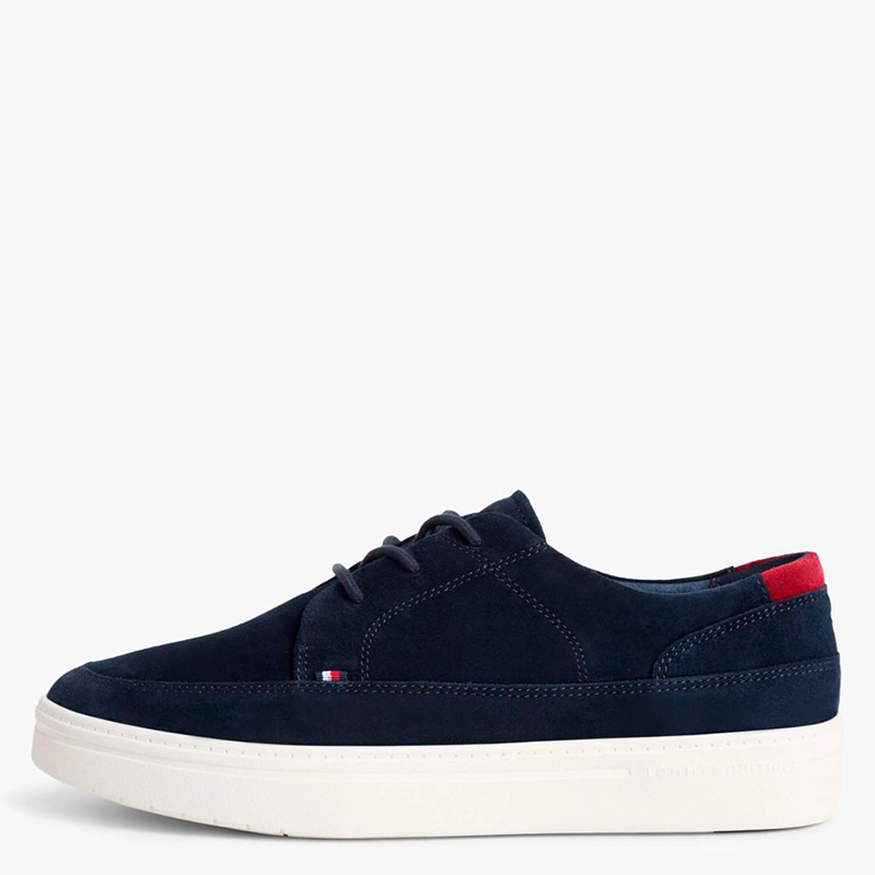 ZAPATILLAS HOMBRE TOMMY HILFIGER CASUALES AZUL MARINO FM0FM05788DW5 CUERO - 3