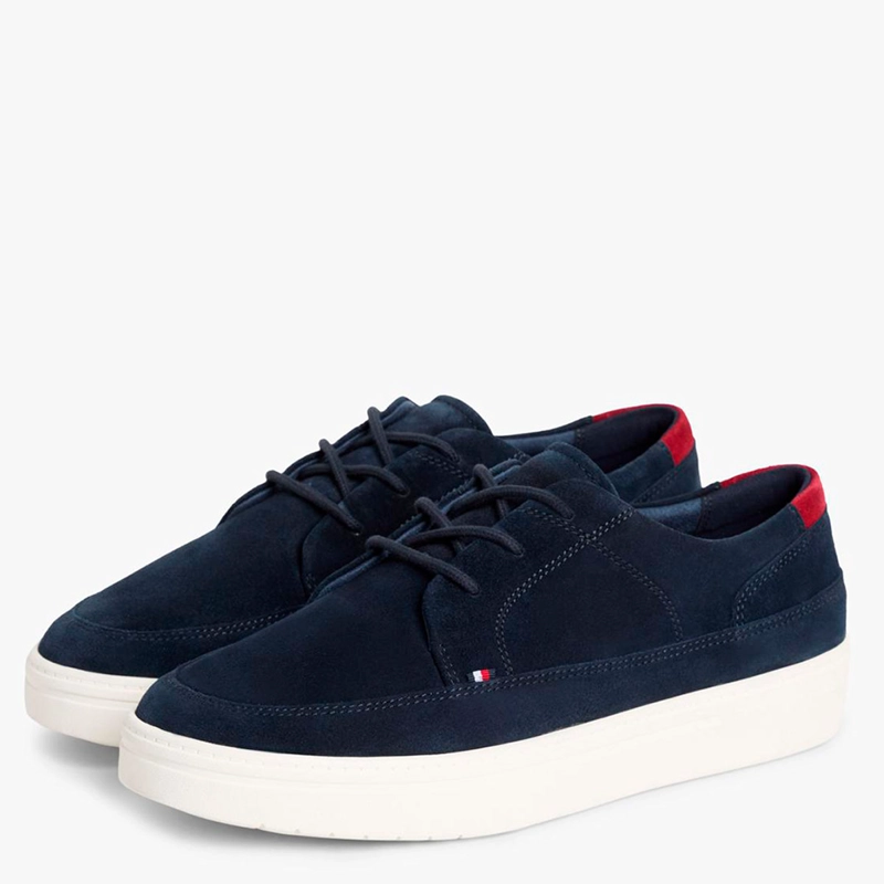 ZAPATILLAS HOMBRE TOMMY HILFIGER CASUALES AZUL MARINO FM0FM05788DW5 CUERO - 2