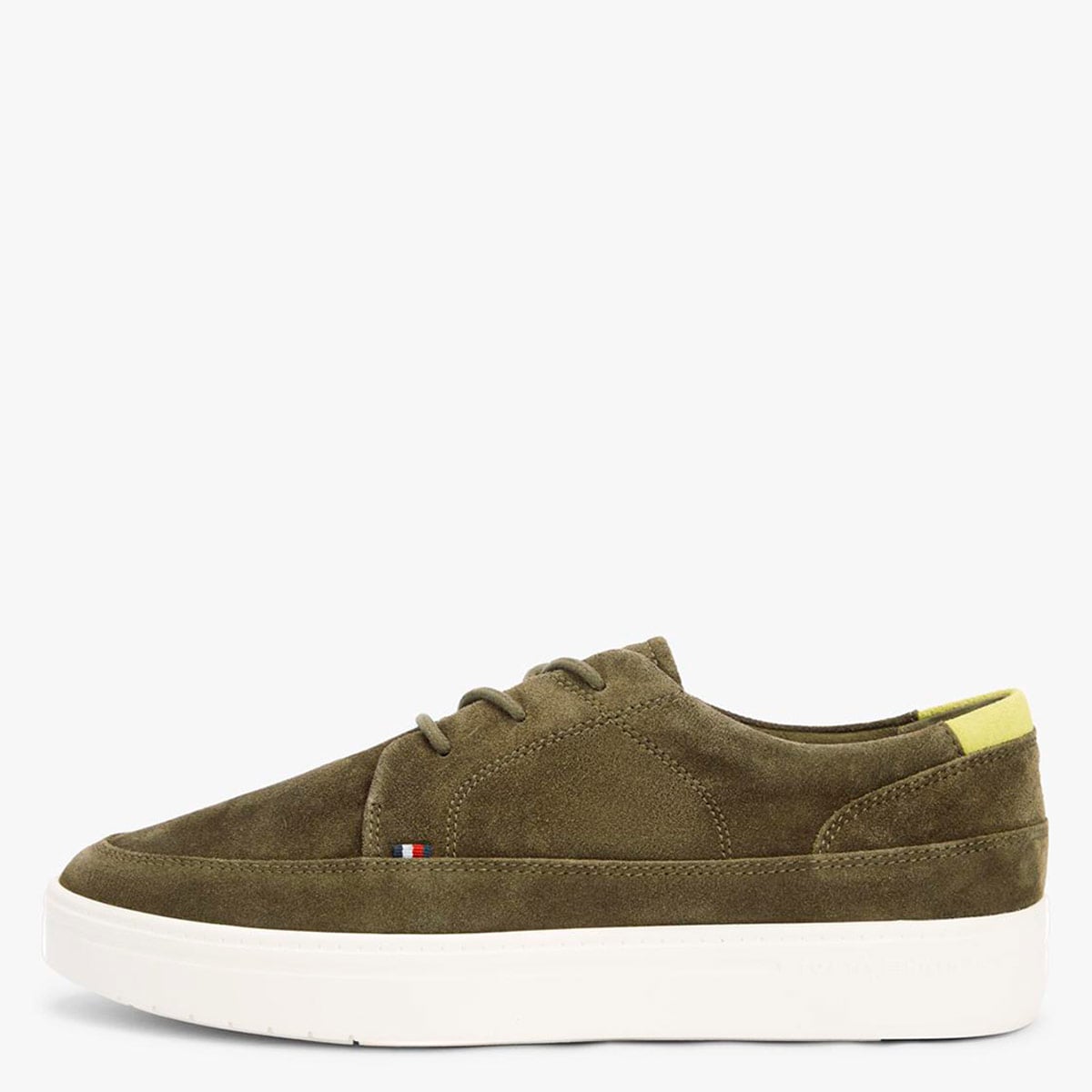 ZAPATILLAS HOMBRE TOMMY HILFIGER CASUALES VERDE FM0FM05788GX9 CUERO - 1