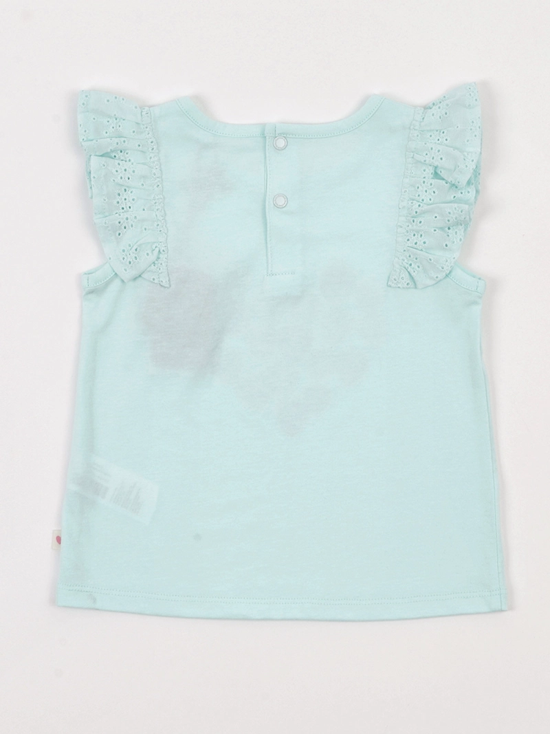 POLERA NIÑA BABY HARVEST ALGODÓN SIN MANGAS BRODERIE ESTAMPADO - 4