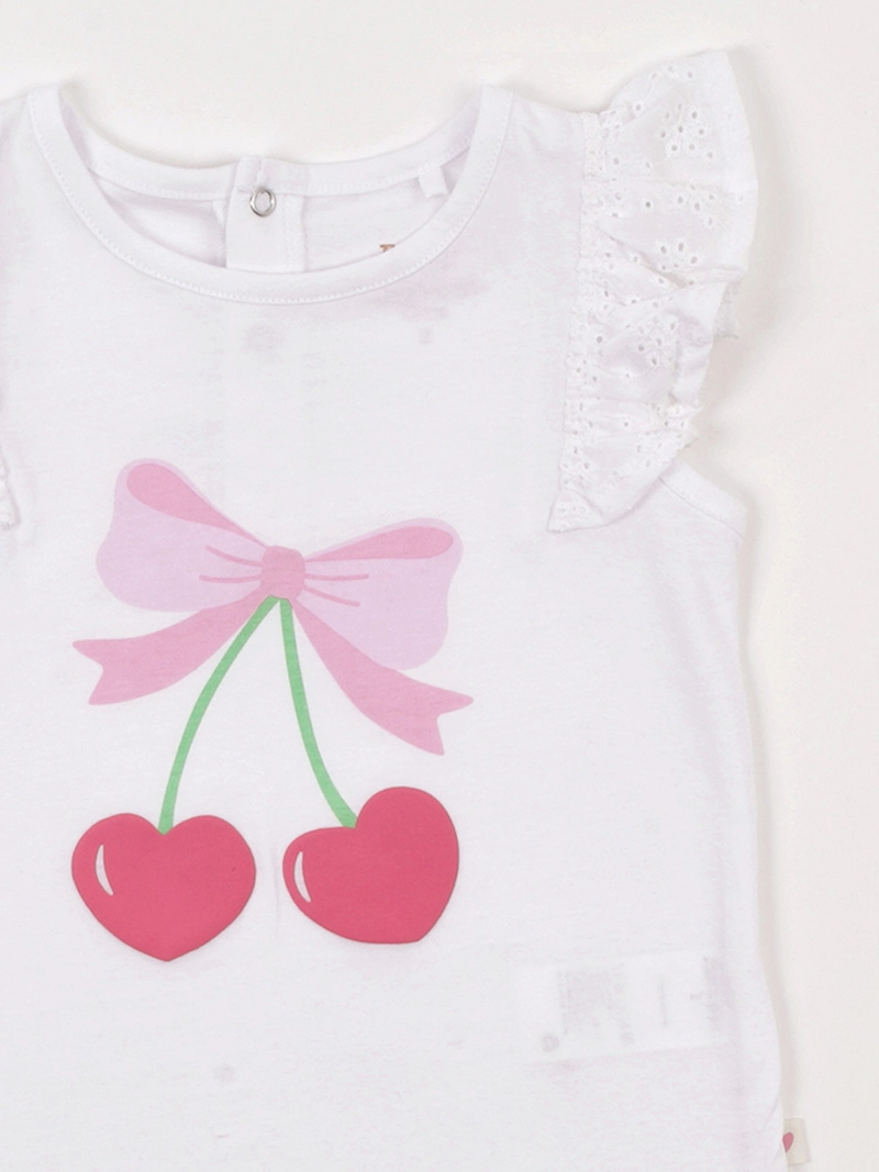 POLERA NIÑA BABY HARVEST ALGODÓN SIN MANGAS BRODERIE ESTAMPADO - 3