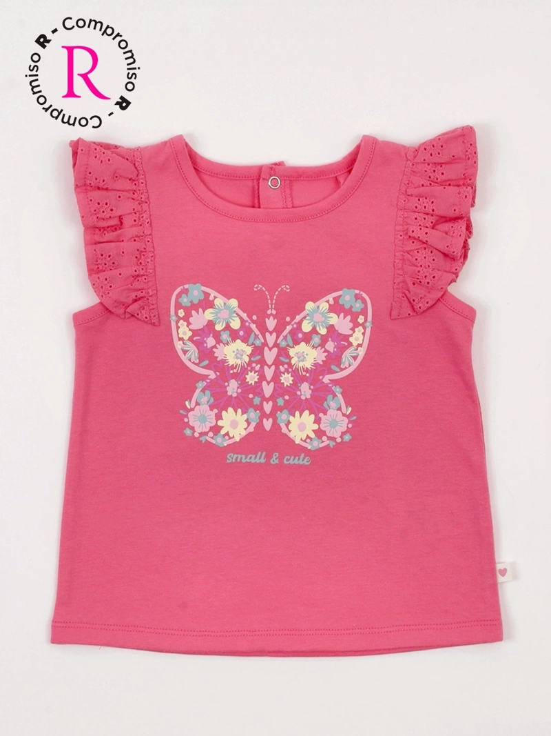 POLERA NIÑA BABY HARVEST ALGODÓN SIN MANGAS BRODERIE ESTAMPADO - 3