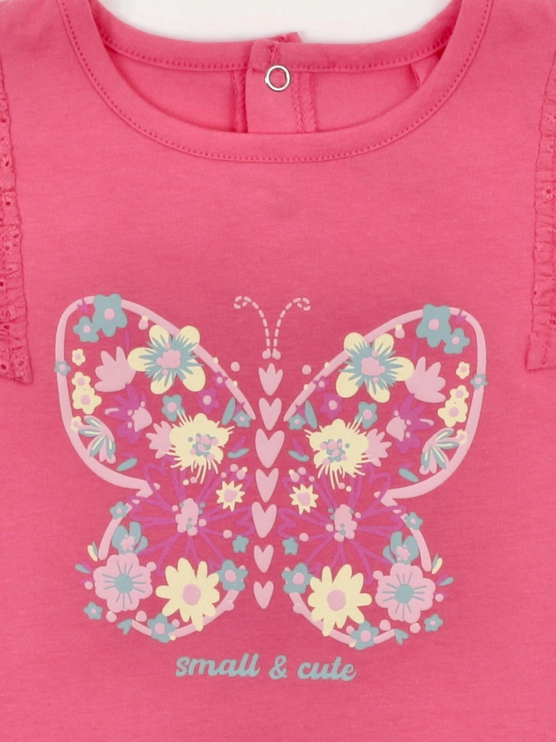 POLERA NIÑA BABY HARVEST ALGODÓN SIN MANGAS BRODERIE ESTAMPADO - 6