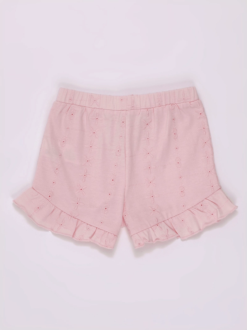 SHORT NIÑA BABY HARVEST VUELOS BORDADOS ALGODÓN - 2