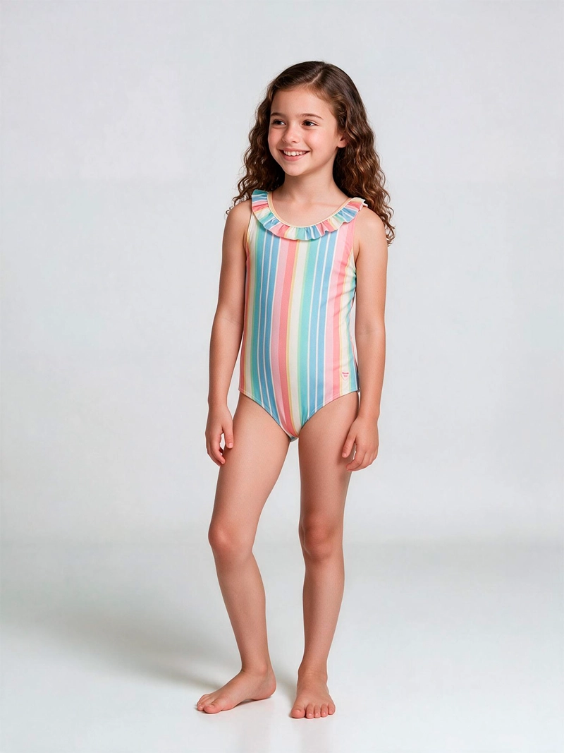 TRAJE DE BAÑO NIÑA HARVEST CUT OUT VUELOS