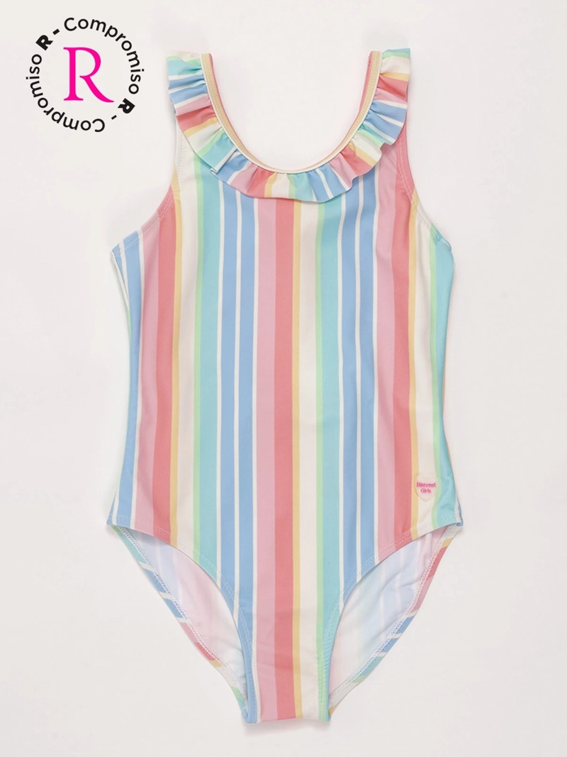 TRAJE DE BAÑO NIÑA HARVEST CUT OUT VUELOS - 1