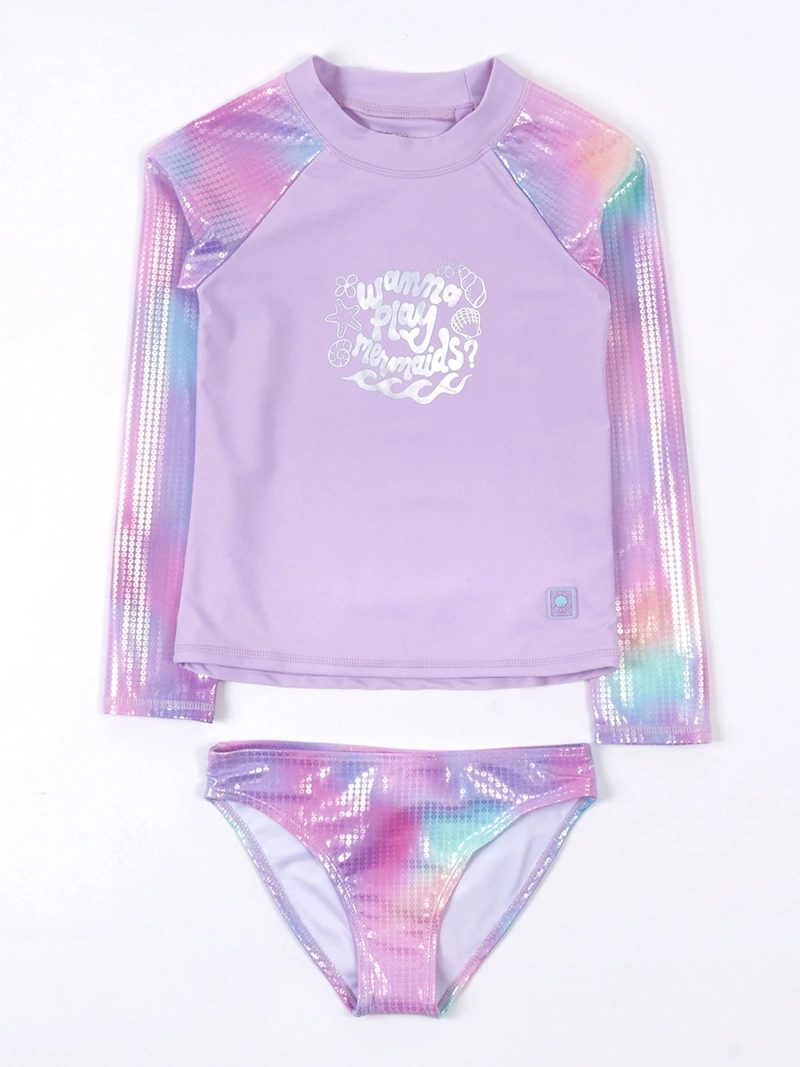 SET TRAJE DE BAÑO NIÑA HARVEST SIRENA UV - 1
