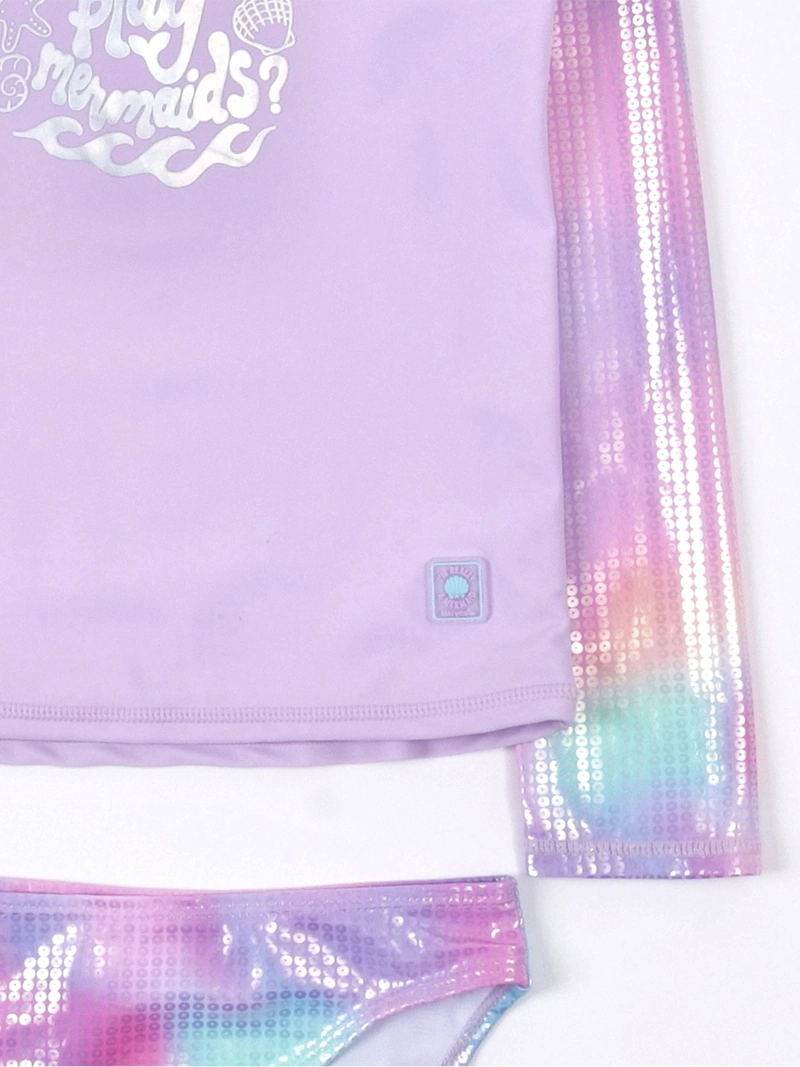 SET TRAJE DE BAÑO NIÑA HARVEST SIRENA UV - 3
