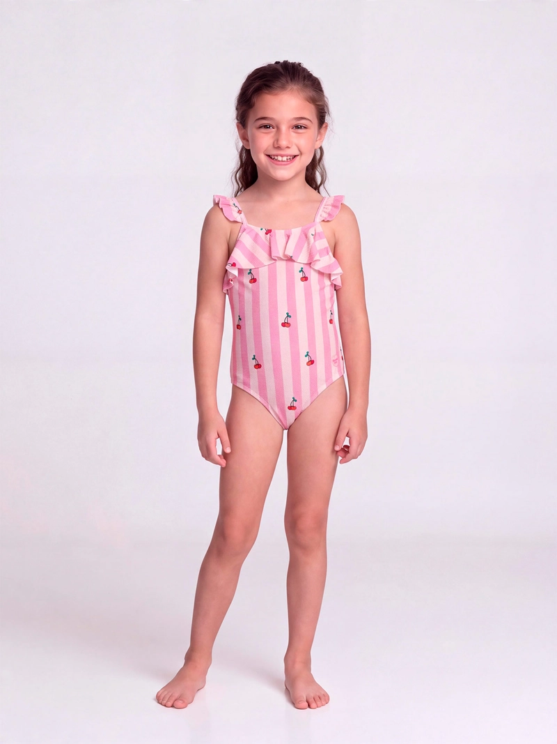 TRAJE DE BAÑO NIÑA HARVEST TEXTURA