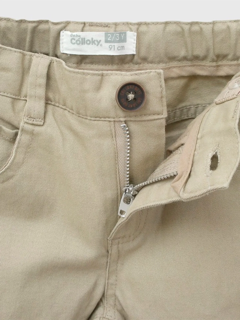 PANTALÓN NIÑO COLLOKY ALGODÓN GABARDINA   - 3