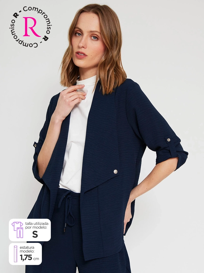 BLAZER MUJER CACHAREL TEXTURADO