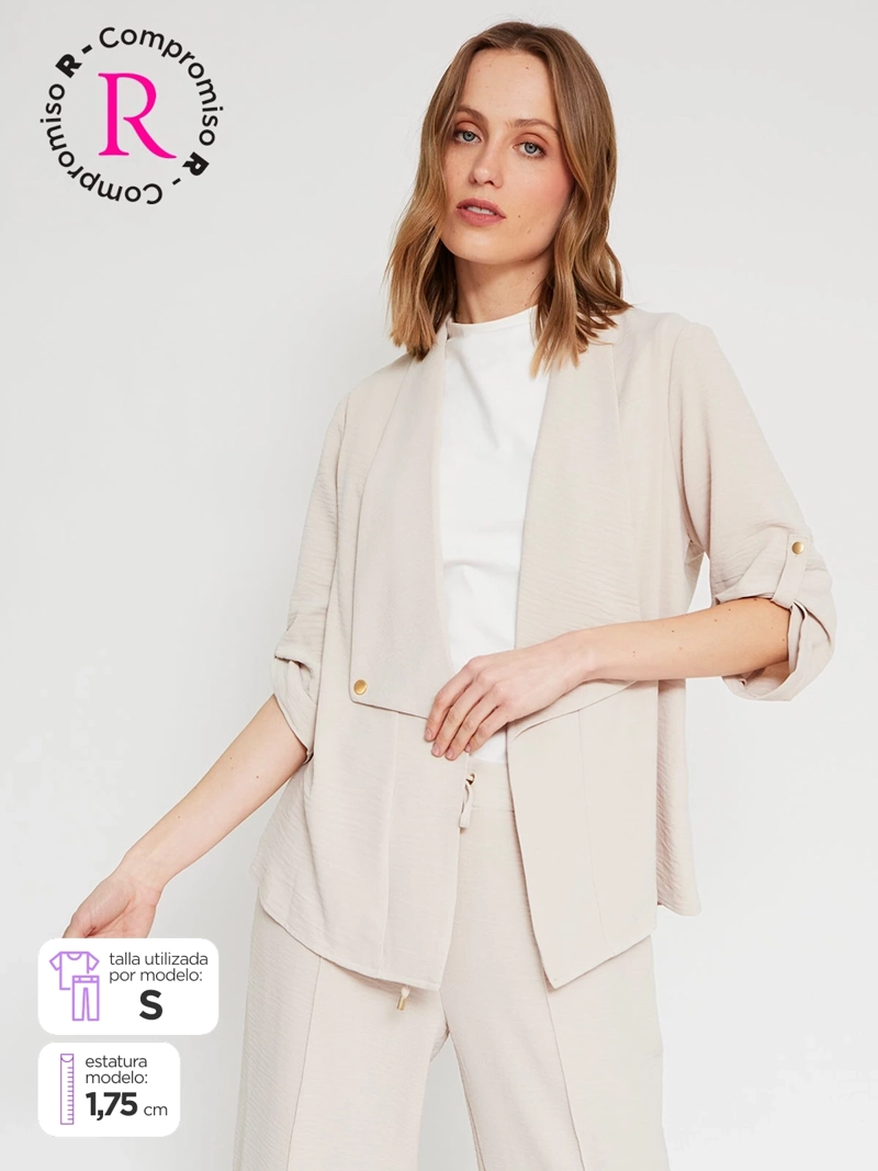 BLAZER MUJER CACHAREL TEXTURADO