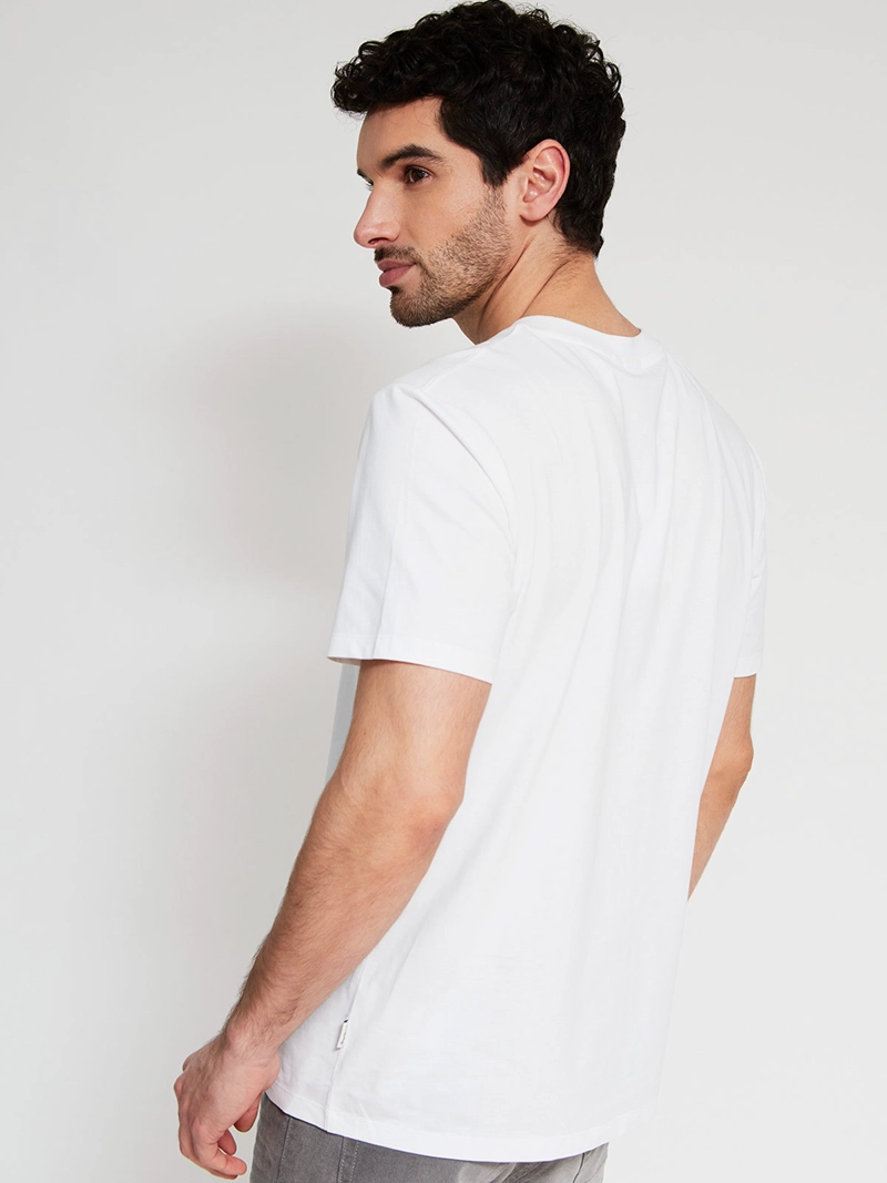 POLERA HOMBRE PEPE JEANS ALGODÓN CUELLO REDONDO MANGA CORTA ESTAMPADA - 2
