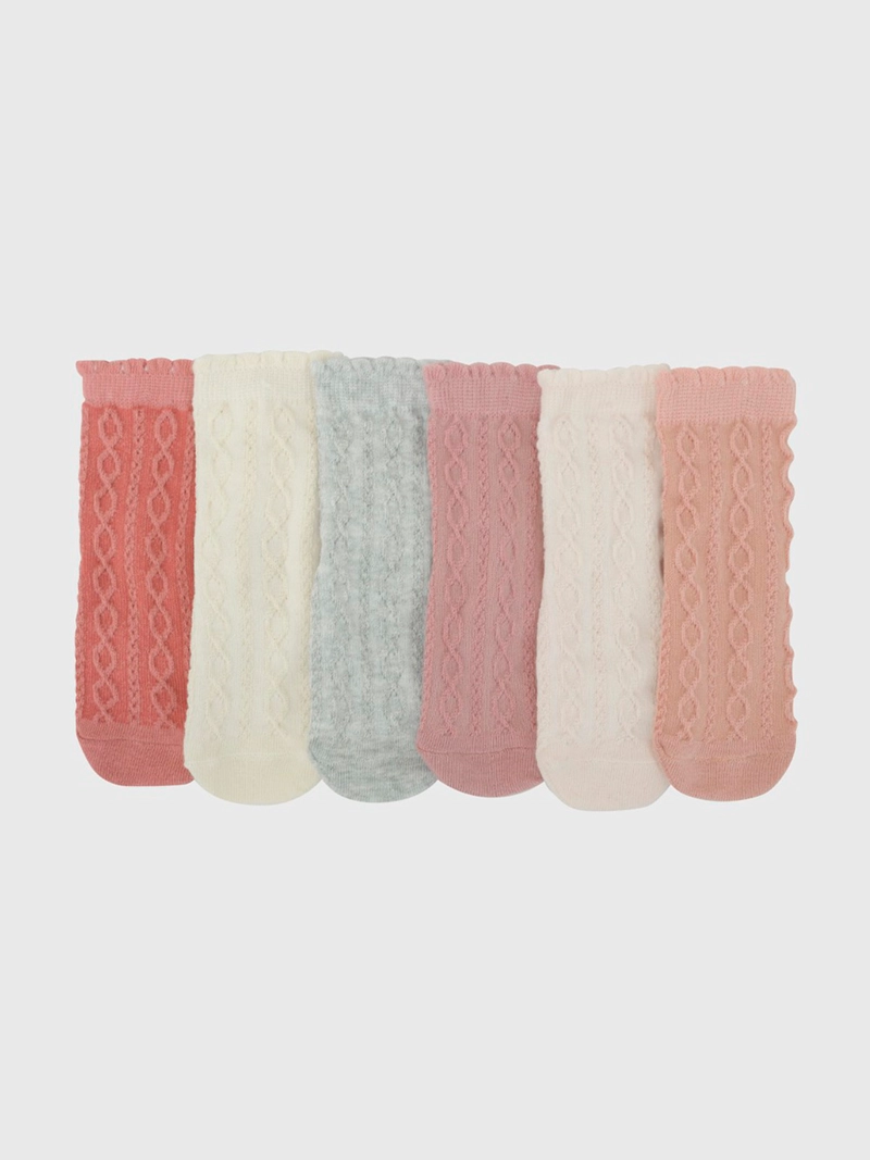PACK X6 CALCETINES NIÑA COLLOKY - 1