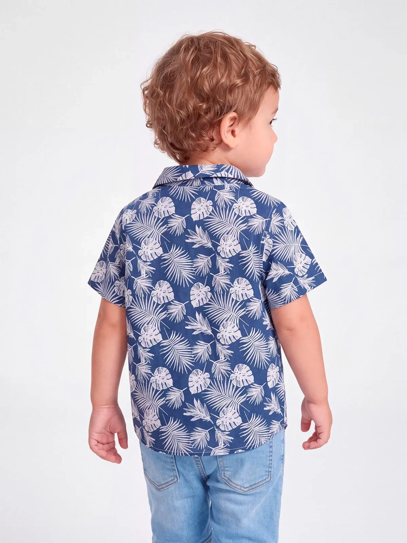 CAMISA NIÑO BABY HARVEST MANGA CORTA GUAYABERA - 2