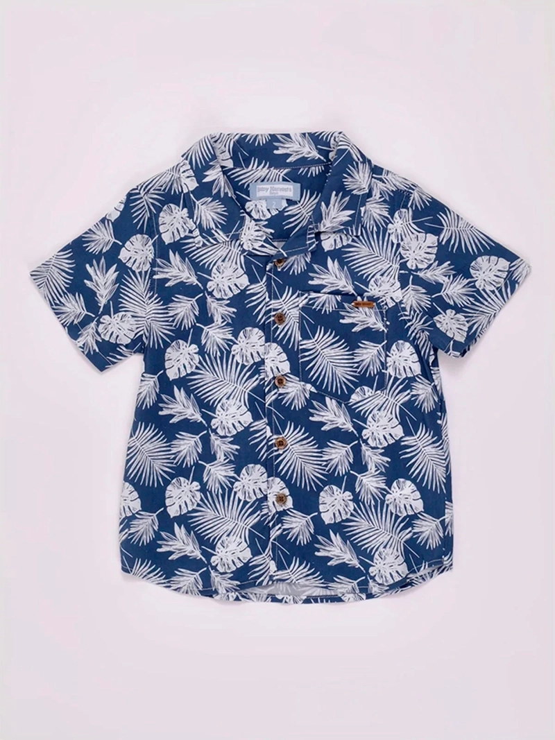 CAMISA NIÑO BABY HARVEST MANGA CORTA GUAYABERA - 3
