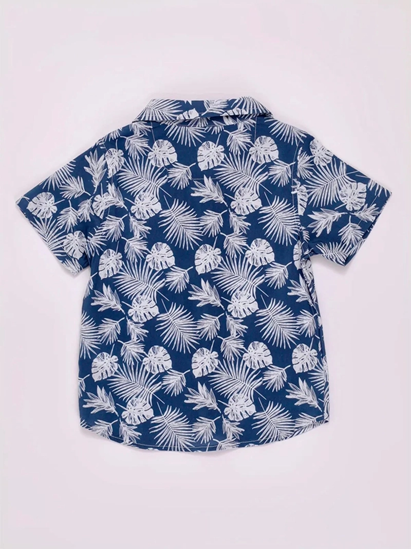 CAMISA NIÑO BABY HARVEST MANGA CORTA GUAYABERA - 4