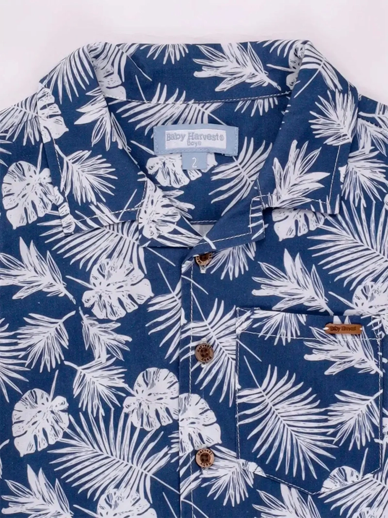CAMISA NIÑO BABY HARVEST MANGA CORTA GUAYABERA - 5