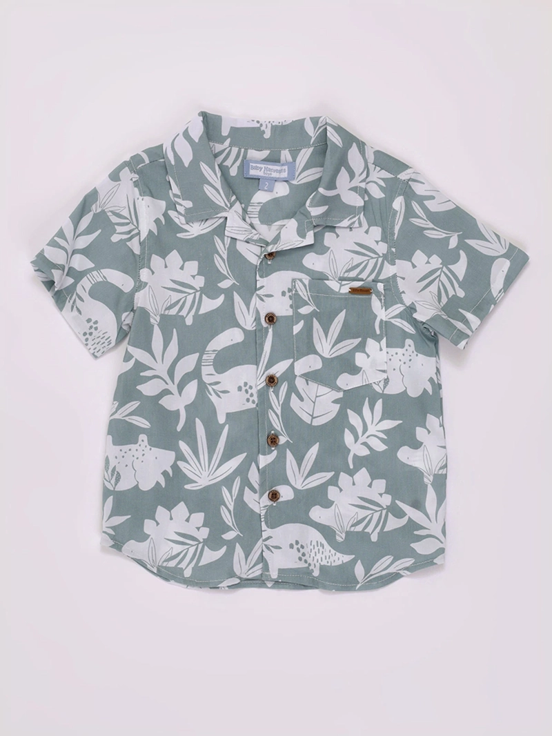 CAMISA NIÑO BABY HARVEST MANGA CORTA GUAYABERA - 1