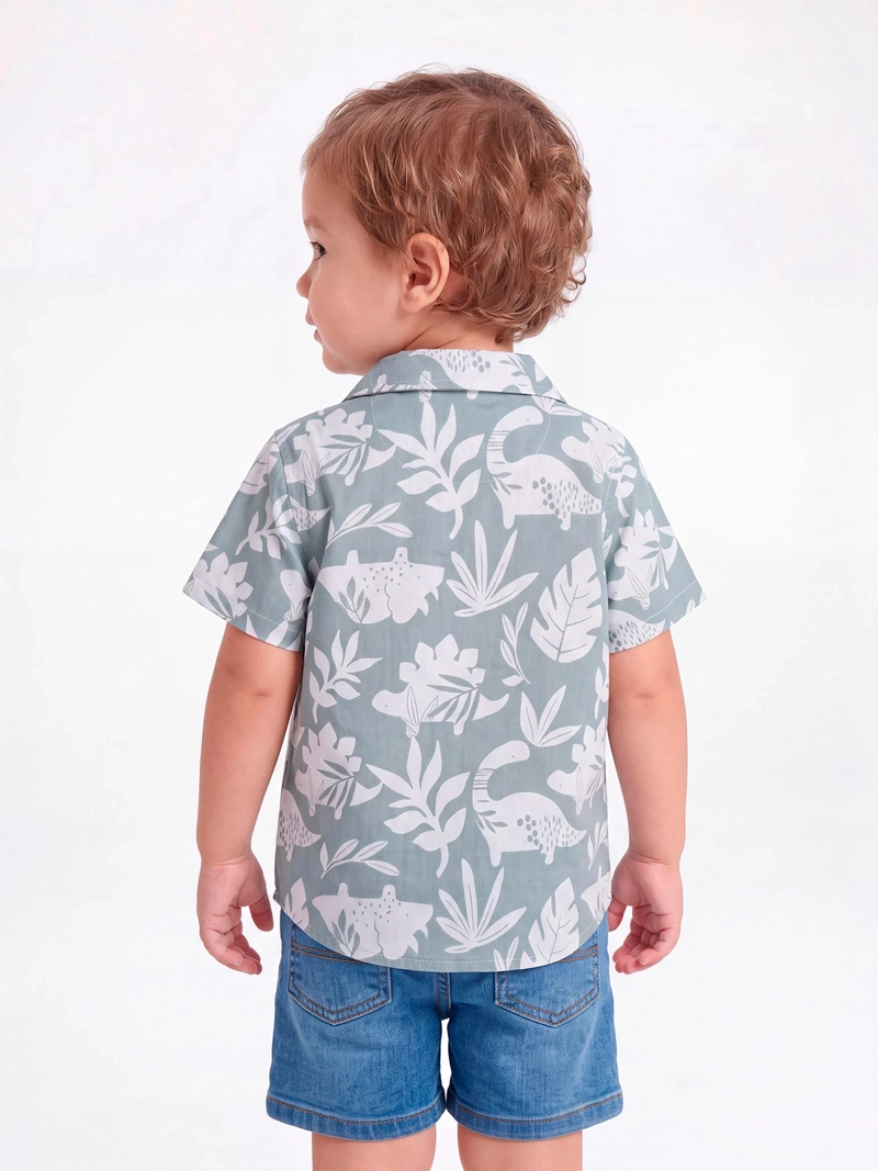 CAMISA NIÑO BABY HARVEST MANGA CORTA GUAYABERA - 2