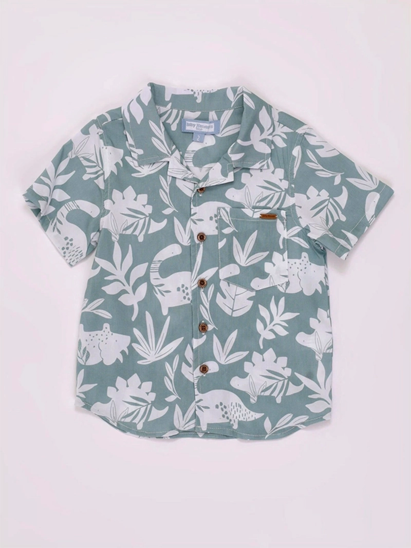CAMISA NIÑO BABY HARVEST MANGA CORTA GUAYABERA - 3