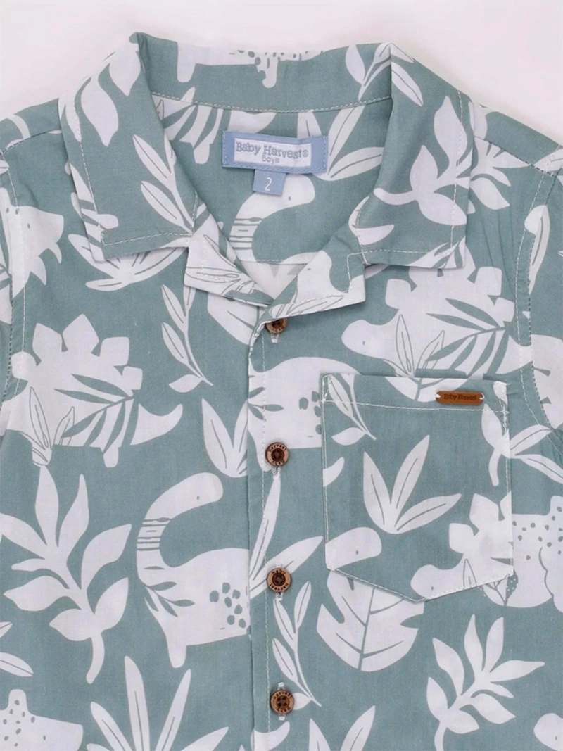 CAMISA NIÑO BABY HARVEST MANGA CORTA GUAYABERA - 5