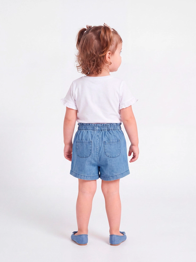 SHORT NIÑA BABY HARVEST ALGODÓN  - 2