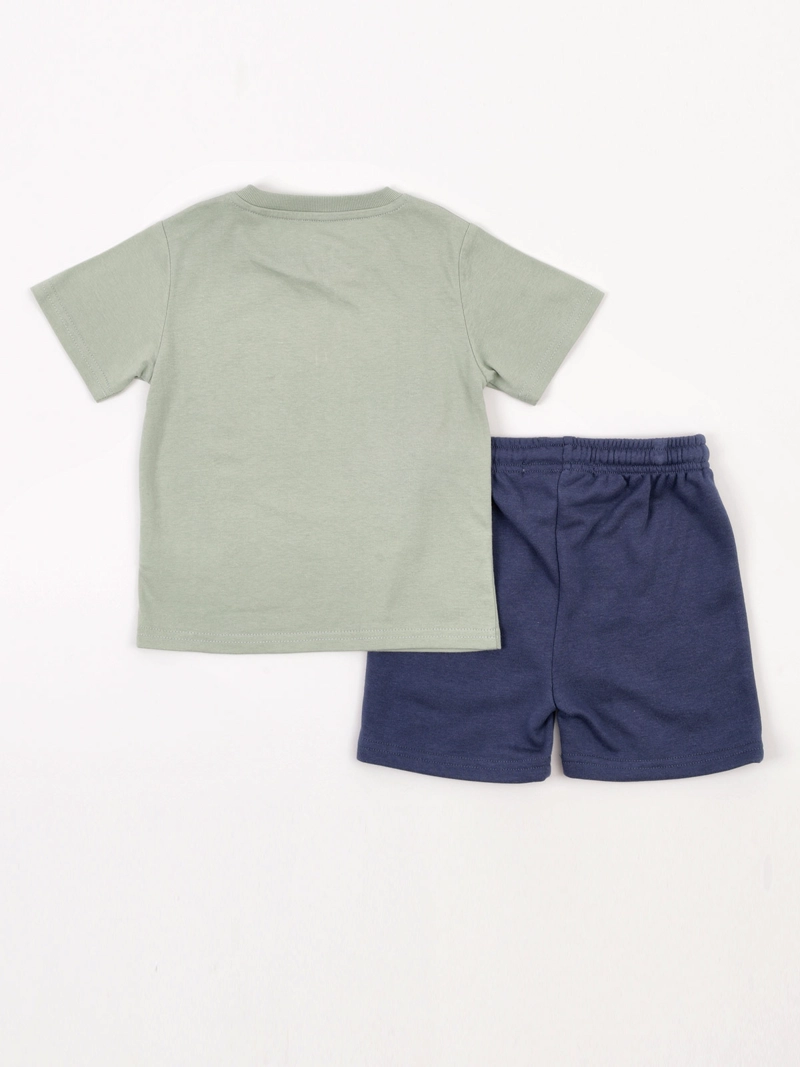 CONJUNTO POLERA + SHORT NIÑO BABY HARVEST ALGODÓN  - 4