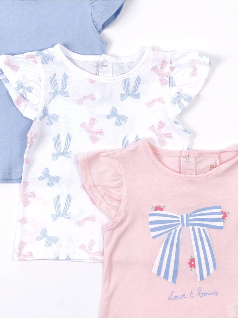 PACK X3 POLERA NIÑA BABY HARVEST SIN MANGAS BEBÉ - 3