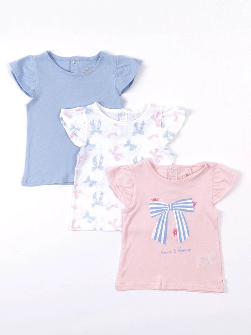 PACK X3 POLERA NIÑA BABY HARVEST SIN MANGAS BEBÉ - 1