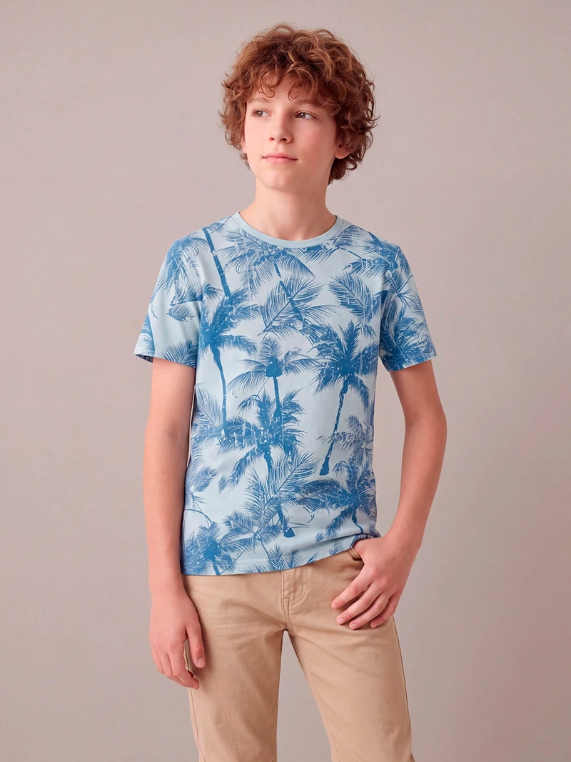 POLERA NIÑO CLOUDBREAK ALGODÓN MANGA CORTA