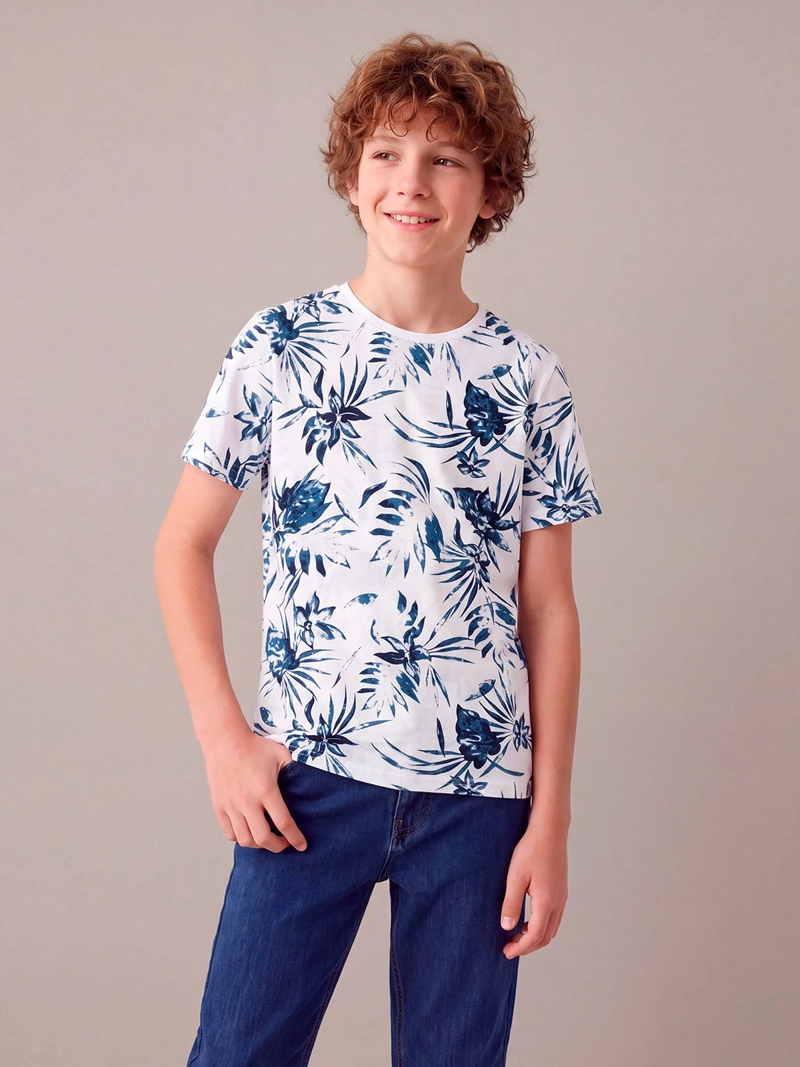 POLERA NIÑO CLOUDBREAK ALGODÓN MANGA CORTA