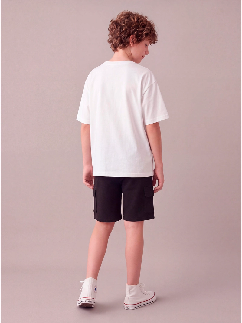 SHORT NIÑO CLOUDBREAK CARGO ALGODÓN - 2