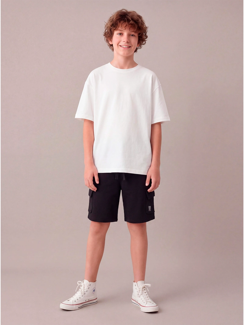 SHORT NIÑO CLOUDBREAK CARGO ALGODÓN