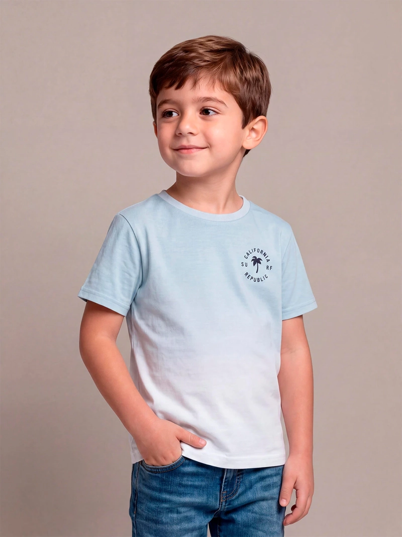 POLERA NIÑO HARVEST MANGA CORTA