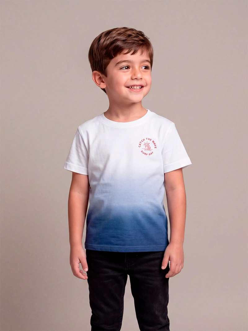 POLERA NIÑO HARVEST MANGA CORTA
